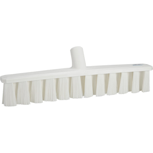 UST Soft Push Broom, Fine Bristles, 15-1/4", Polyester, White