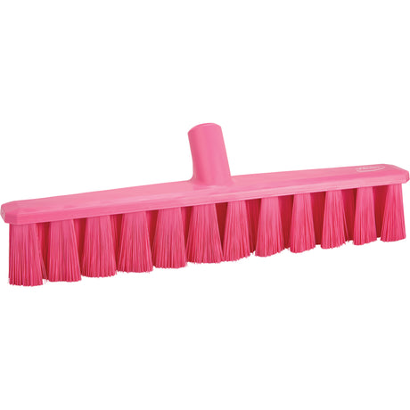 UST Push Broom, Medium Bristles, 15-1/4", Polyester, Pink