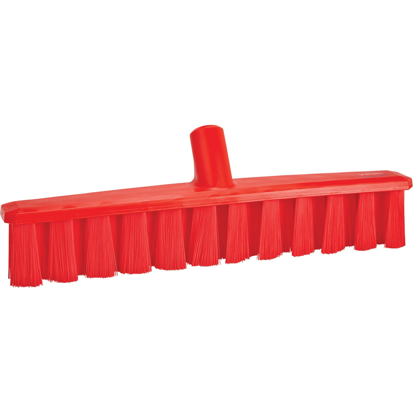 UST Push Broom, Medium Bristles, 15-1/4", Polyester, Red