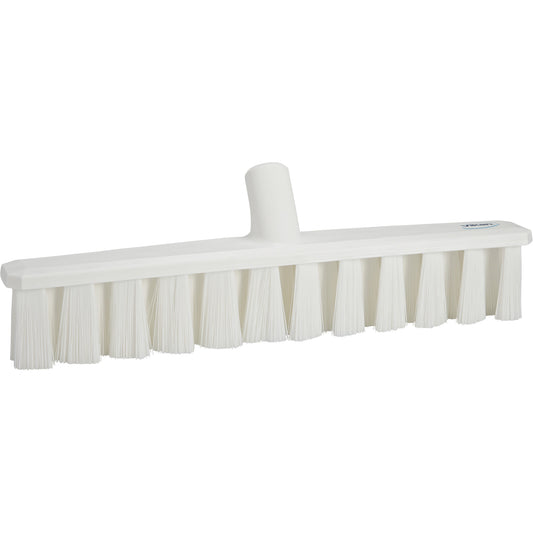 UST Push Broom, Medium Bristles, 15-1/4", Polyester, White