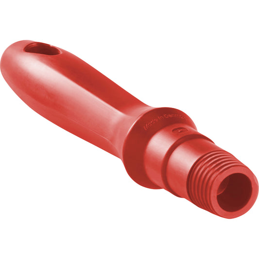 Mini Handle, Brush/Pad Holder/Scraper/Squeegee, Red, Standard, 6-1/4" L