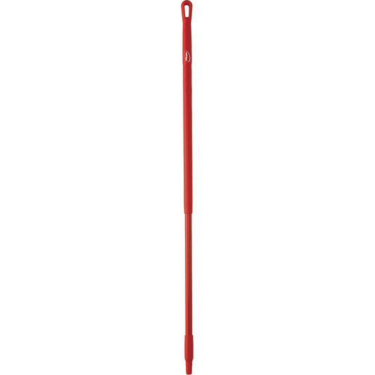 Handle, Broom/Brush/Pad Holder/Scraper/Squeegee, Red, Standard, 51-1/2" L