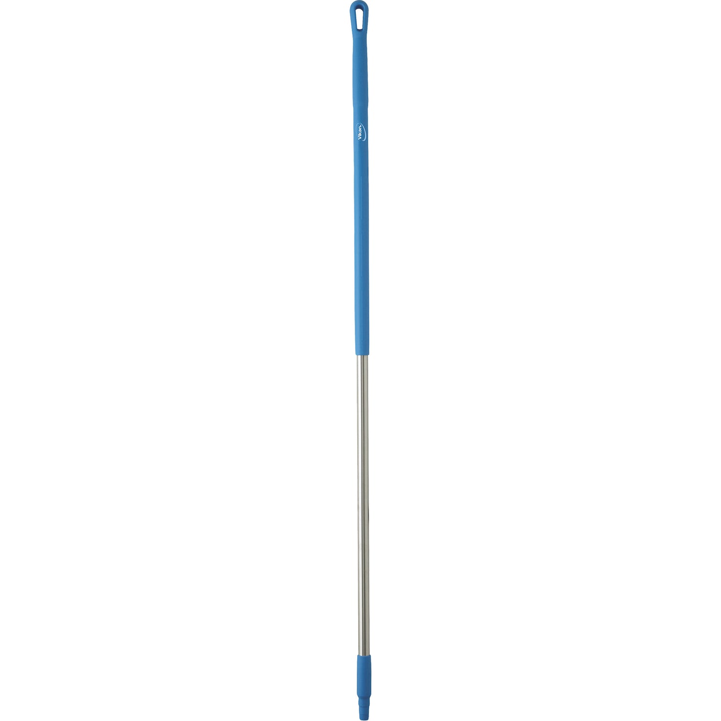Handle, Broom/Brush/Pad Holder/Scraper/Squeegee, Blue, Ergonomic, 59" L