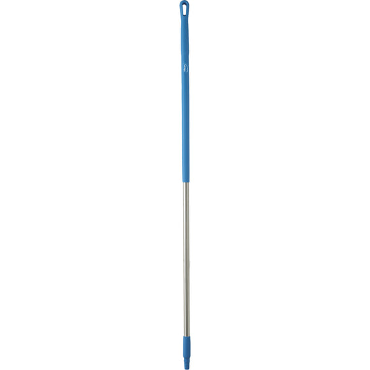 Handle, Broom/Brush/Pad Holder/Scraper/Squeegee, Blue, Ergonomic, 59" L