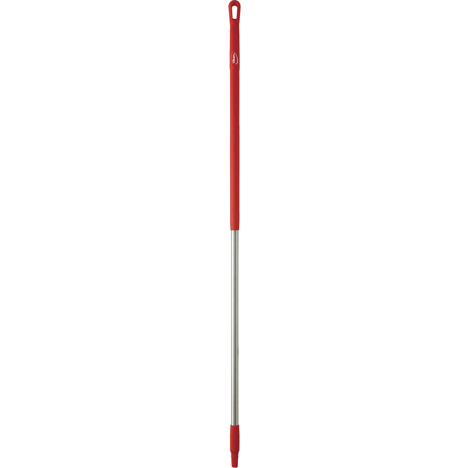 Handle, Broom/Brush/Pad Holder/Scraper/Squeegee, Red, Ergonomic, 59" L