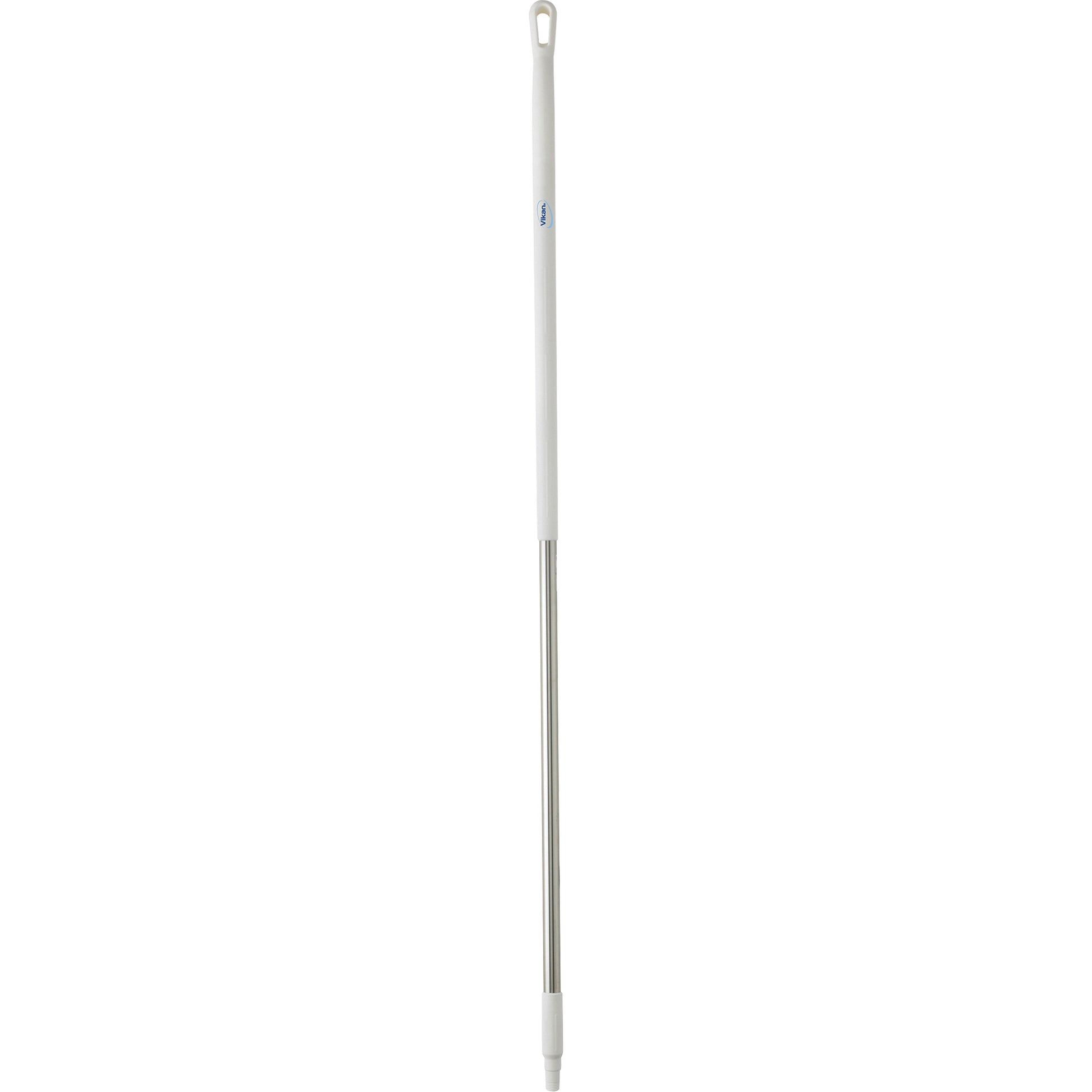 Handle, Broom/Brush/Pad Holder/Scraper/Squeegee, White, Ergonomic, 59" L