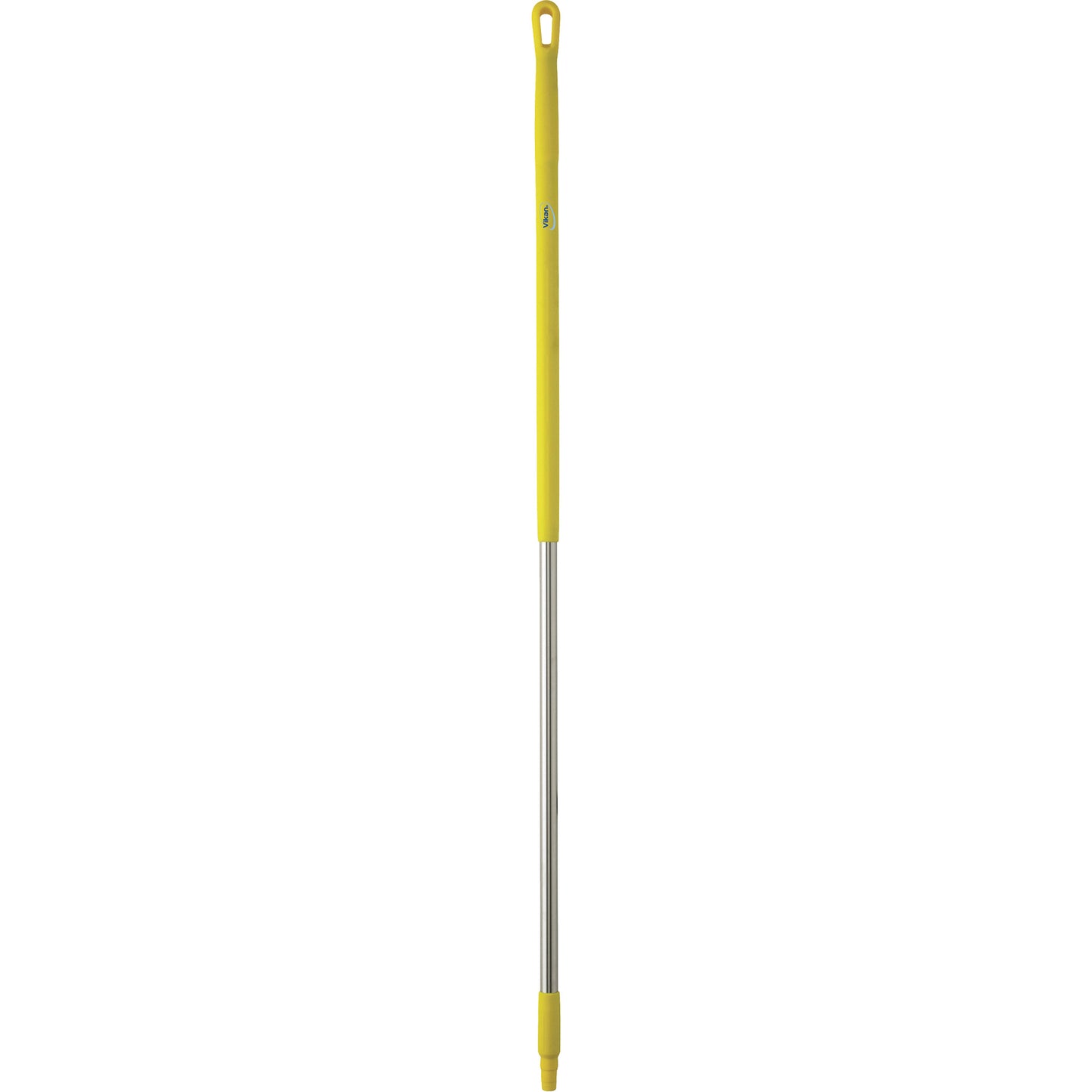 Handle, Broom/Brush/Pad Holder/Scraper/Squeegee, Yellow, Ergonomic, 59" L