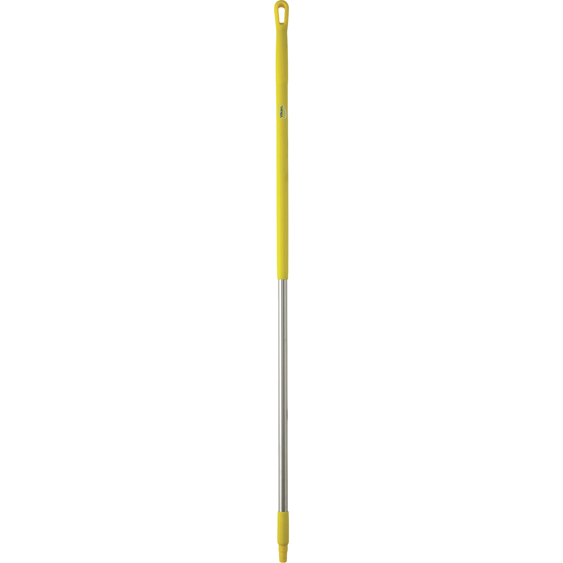 Handle, Broom/Brush/Pad Holder/Scraper/Squeegee, Yellow, Ergonomic, 59" L
