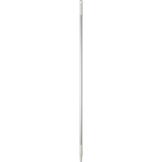 Basic Handle, Broom/Scraper/Squeegee, White, Standard, 50" L