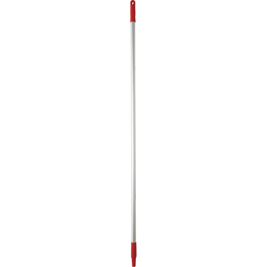 Basic Handle, Broom/Scraper/Squeegee, Red, Standard, 57" L