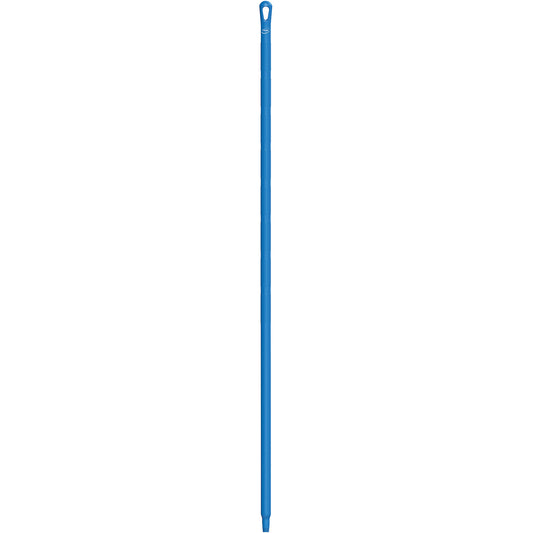 Ultra Hygiene Handle, Broom/Brush/Pad Holder/Scraper/Squeegee, Blue, Ergonomic, 67" L