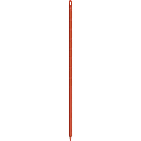 Ultra Hygiene Handle, Broom/Brush/Pad Holder/Scraper/Squeegee, Red, Ergonomic, 67" L