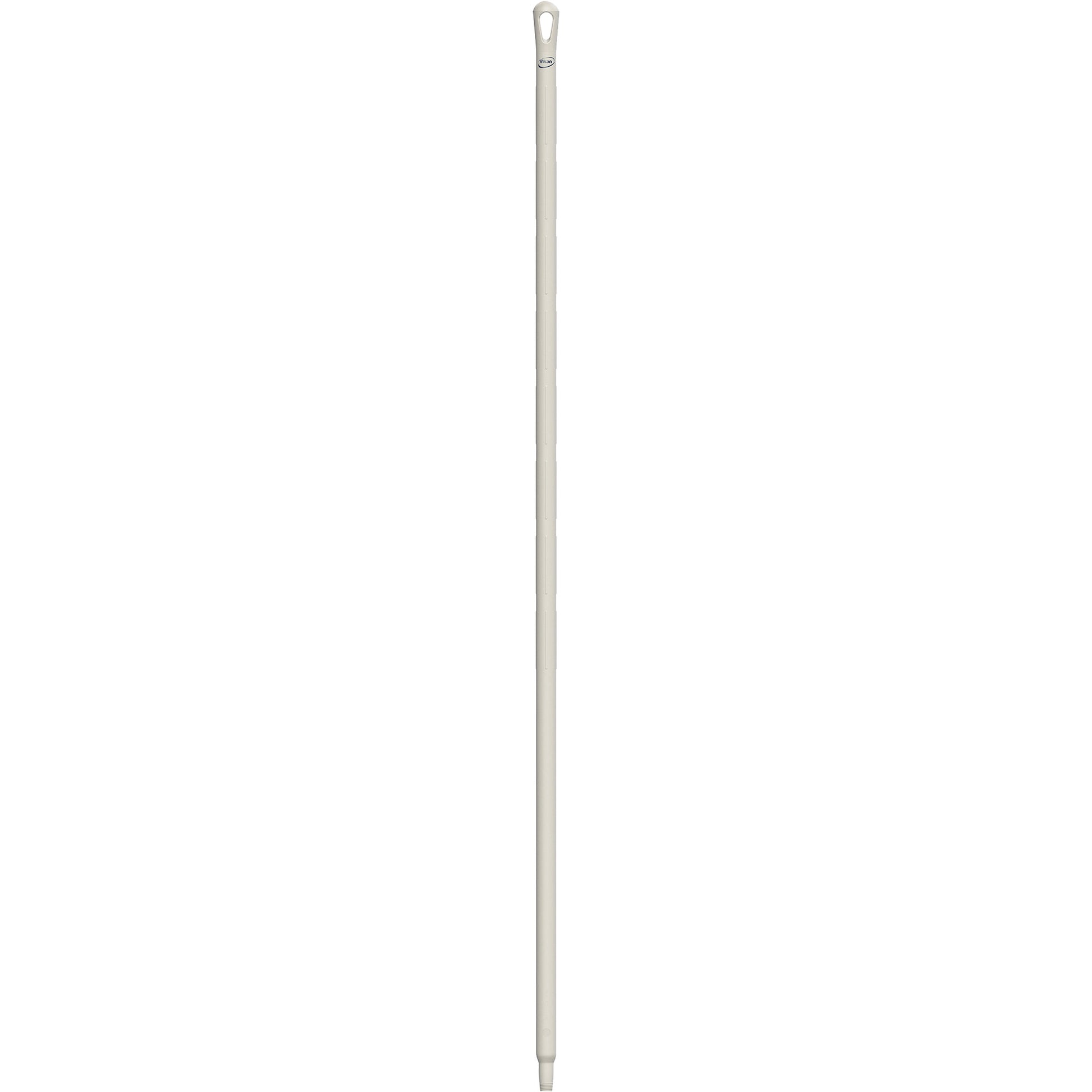 Ultra Hygiene Handle, Broom/Brush/Pad Holder/Scraper/Squeegee, White, Ergonomic, 67" L