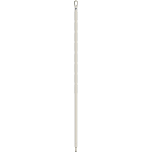 Ultra Hygiene Handle, Broom/Brush/Pad Holder/Scraper/Squeegee, White, Ergonomic, 67" L