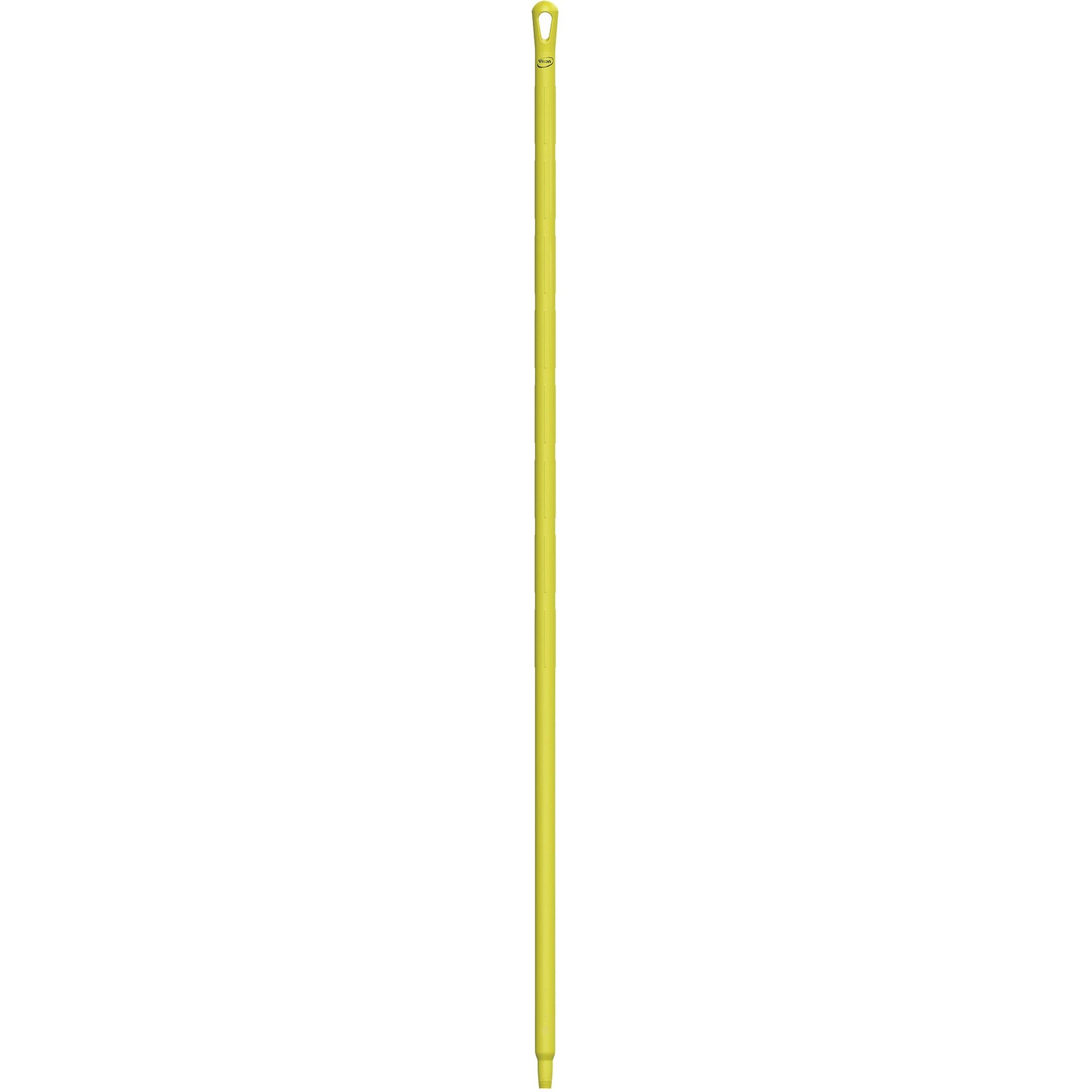 Ultra Hygiene Handle, Broom/Brush/Pad Holder/Scraper/Squeegee, Yellow, Ergonomic, 67" L
