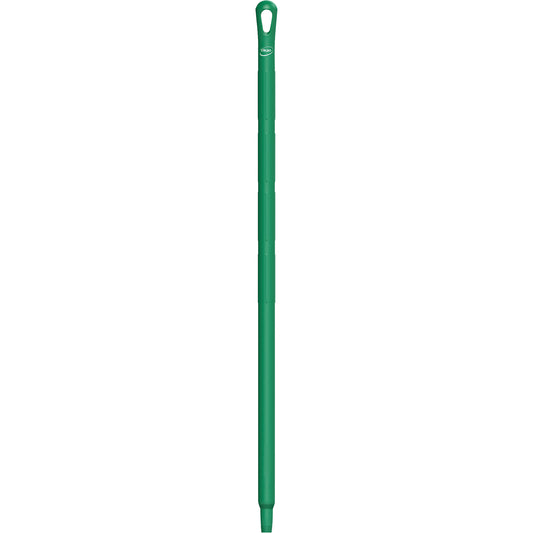 Ultra Hygiene Handle, Broom/Brush/Pad Holder/Scraper/Squeegee, Green, Standard, 40" L