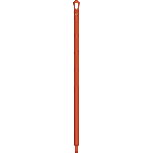 Ultra Hygiene Handle, Broom/Brush/Pad Holder/Scraper/Squeegee, Red, Standard, 40" L