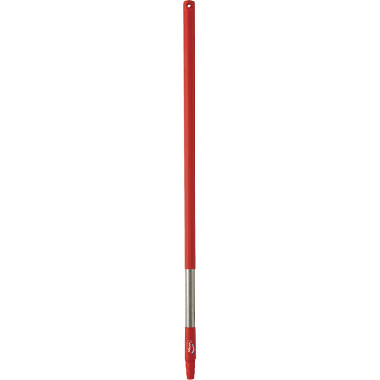 Handle, Broom/Brush/Pad Holder/Scraper/Squeegee, Red, Standard, 40" L