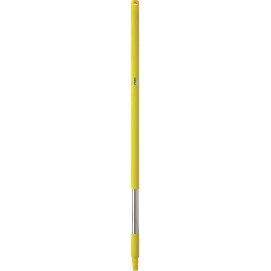 Handle, Broom/Brush/Pad Holder/Scraper/Squeegee, Yellow, Standard, 40" L