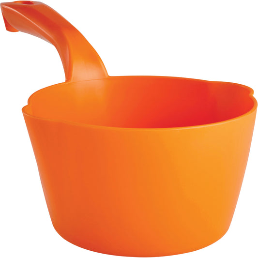 Round Bowl Scoop, Plastic, Orange, 32 oz.