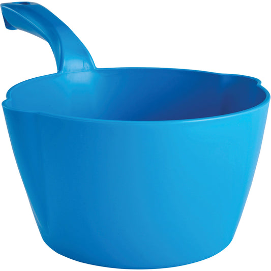 Round Bowl Scoop, Plastic, Blue, 64 oz.