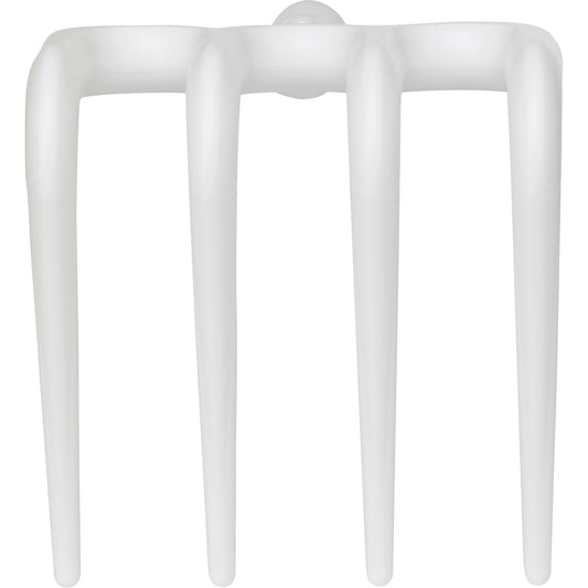 Hygienic Rake, Plastic, White