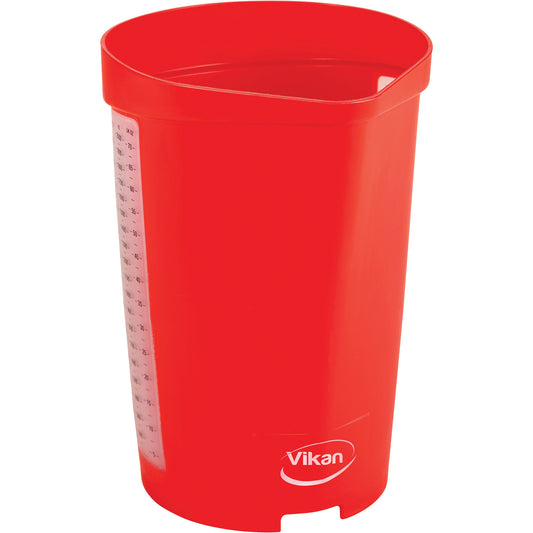 Measuring Jug, Plastic, Red, 65 oz.