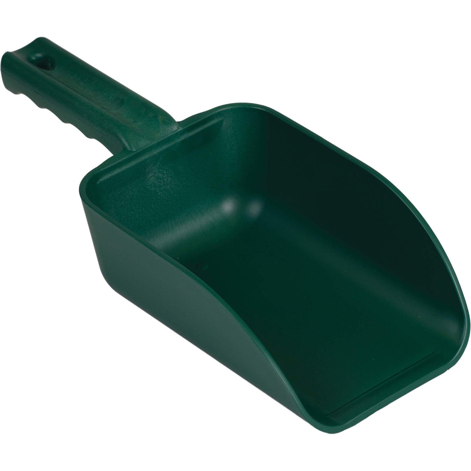 Metal Detectable Hand Scoop, Plastic, Green, 32 oz.