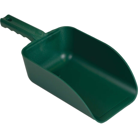 Metal Detectable Hand Scoop, Plastic, Green, 82 oz.