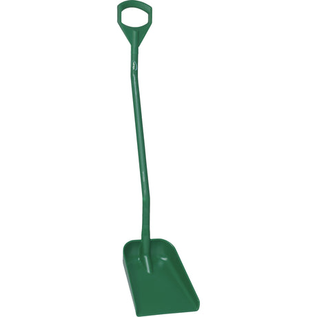 Ergonomic Small Blade Shovel, 50" Length, Plastic, Green
