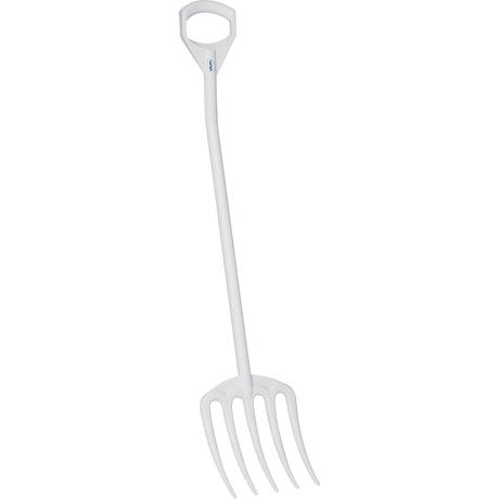 Hygienic Fork, 49" Length, Plastic, White