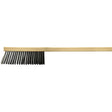 Pizza King Oven Brush, Carbon Steel, 39" Long