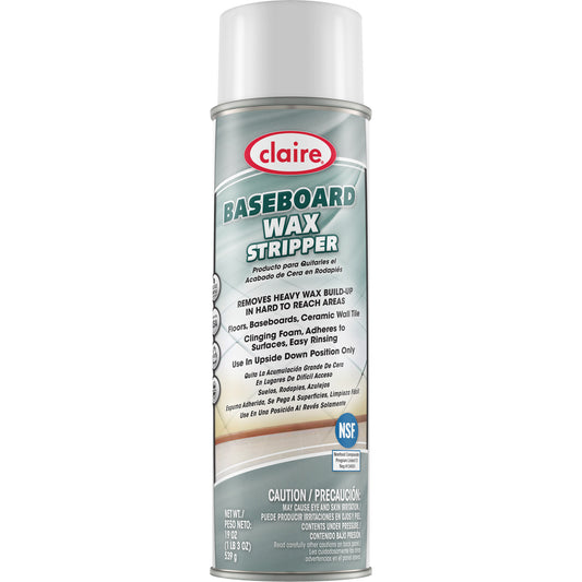 Baseboard Cleaner & Wax Stripper, 19 oz., Can