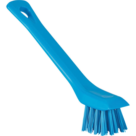 Brush with Scraping Edge, Stiff Bristles, 6" Long, Blue