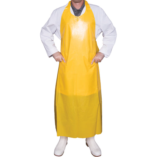 Vikan Top Dog 6 Mil. Apron, Polyurethane, 50" L x Yellow