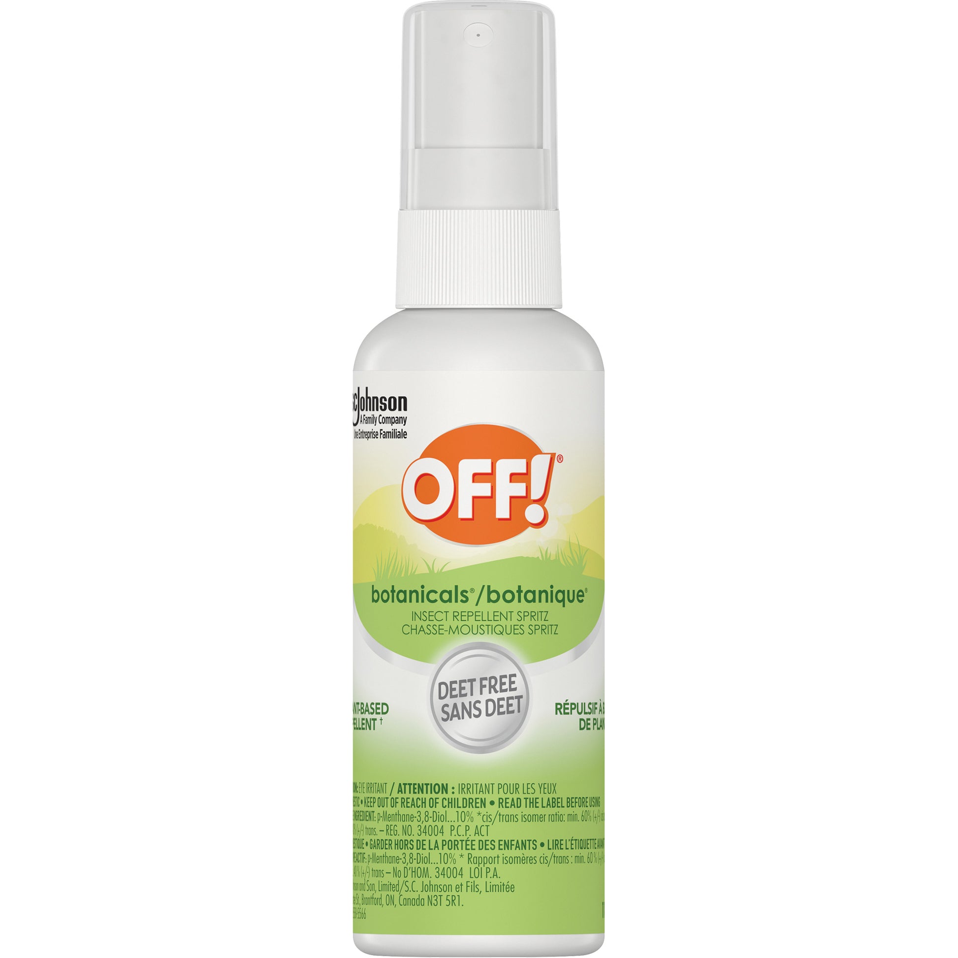 SC Johnson Off!® Botanicals® Insect Repellent, DEET Free, Spray, 118 ml