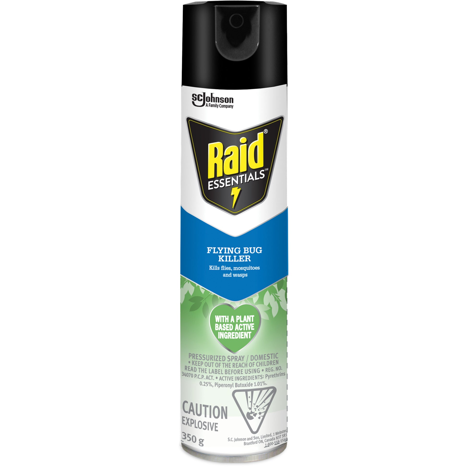 Raid® Essentials™ Flying Bug Killer, 350 g, Aerosol Can