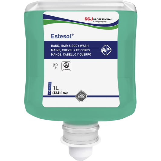 Estesol® Hand, Hair and Body Cleaner, 1 L, Rain Forest, Plastic Cartridge