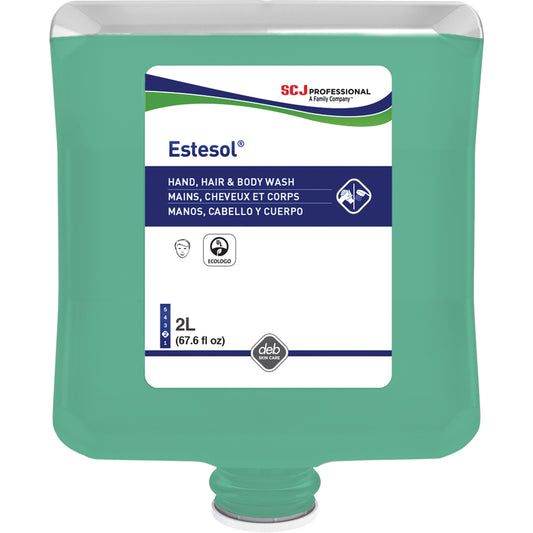 Estesol® Hand, Hair and Body Cleaner, 2 L, Rain Forest, Plastic Cartridge