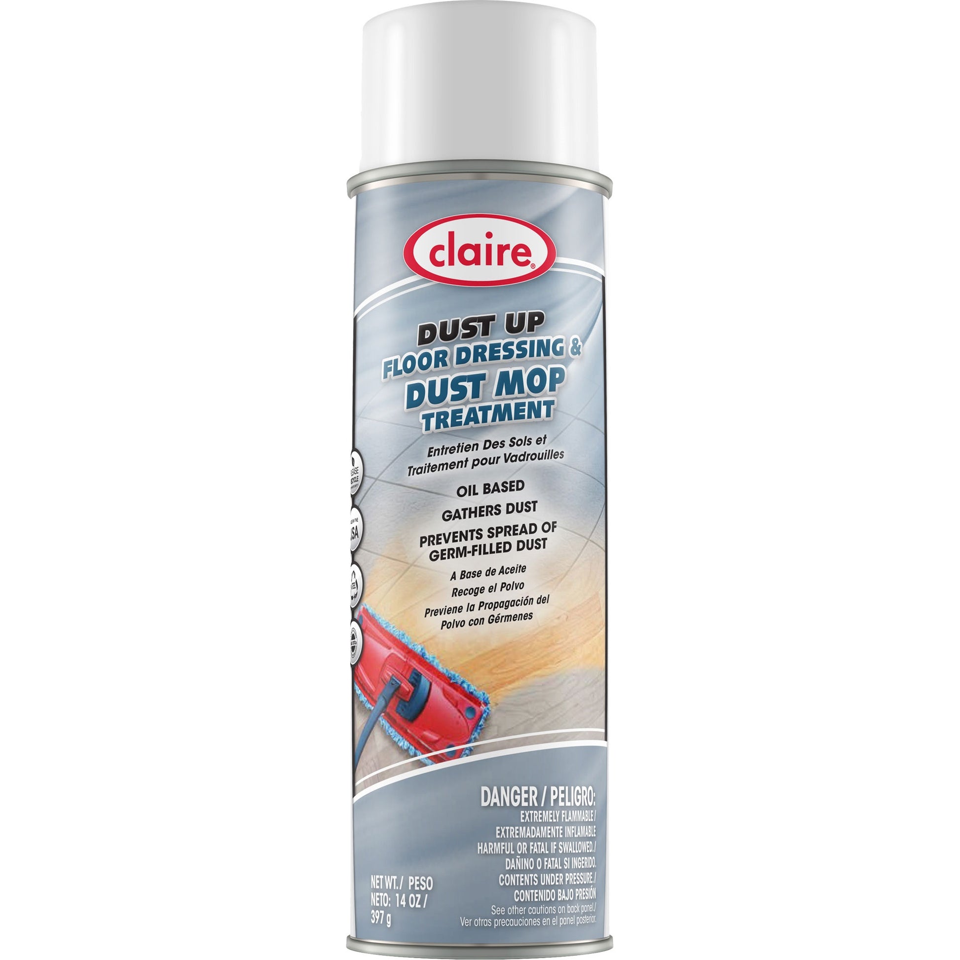 Dust Mop Treatment, 14 oz., Aerosol Can