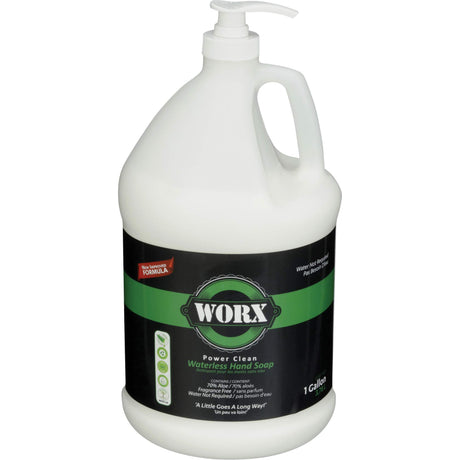 Power Clean Waterless Hand Soap, Liquid, 3.78 L, Unscented