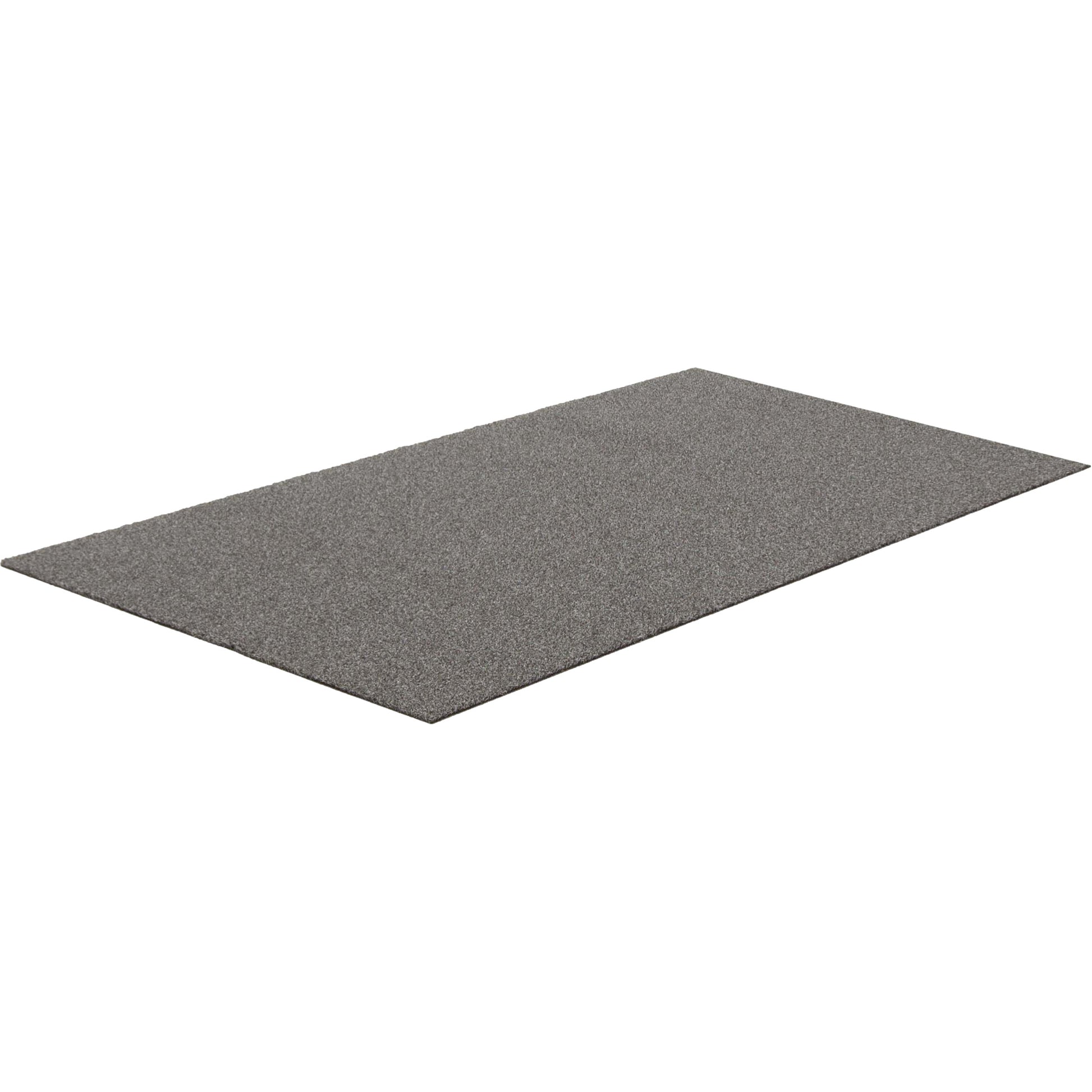 Edgewood Matting Tundra Indoor/Outdoor Matting, Latex/Polypropylene, Scraper Type, Tufted Cut Pile Pattern, 6-5/6' x 10', Grey