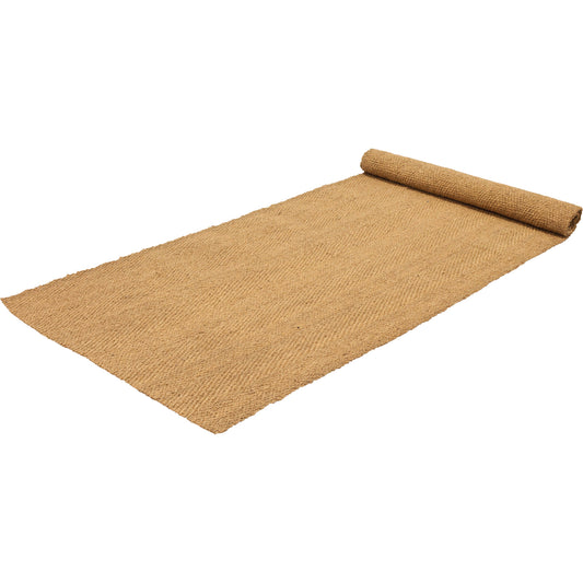 Edgewood Matting Indoor/Outdoor Coir Matting, Natural Fibre, Wiper/Scraper Type, Woven Pattern, 6' x 150', Natural