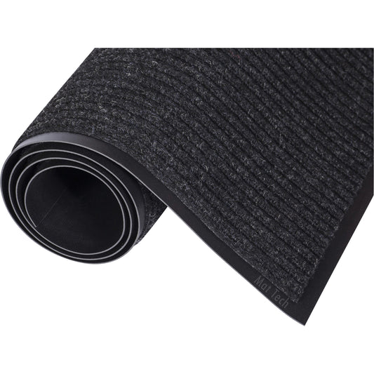 Mat Tech Prorib Entrance Matting, Wiper/Scraper, 4' x 6' x 5/16", Charcoal