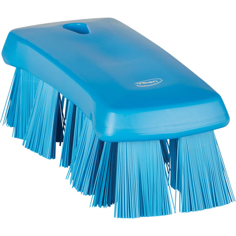UST Hand Brush, Stiff Bristles, 6-9/10" Long, Blue