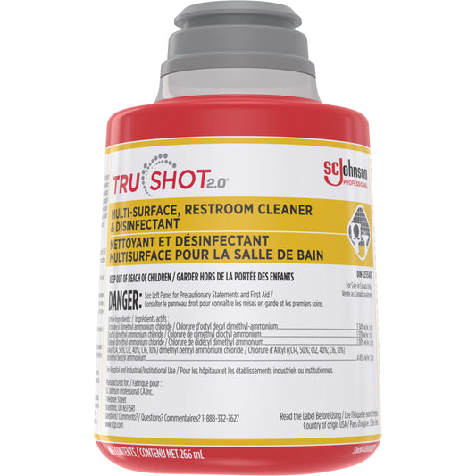 TruShot 2.0™ Multi-Surface Restroom Cleaner & Disinfectant, 266 ml, Trigger Bottle