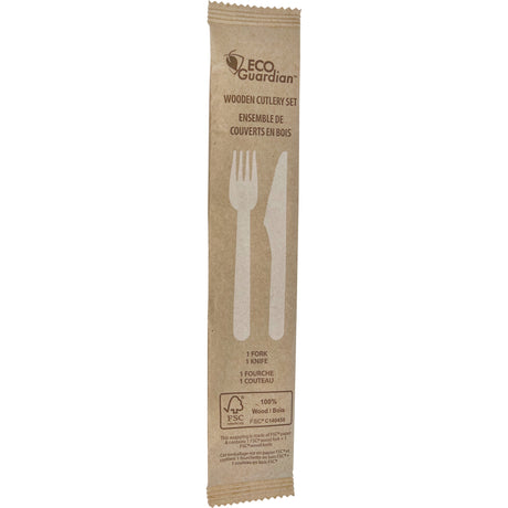 Fork & Knife Wooden Cutlery Kit
