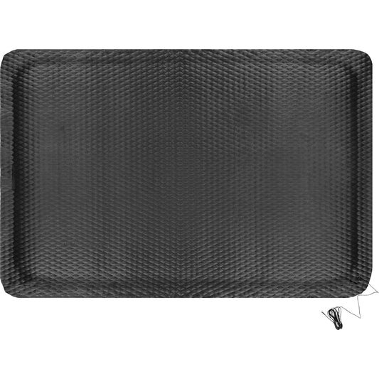M+A Matting Hog Heaven Electrically Conductive Mat, 4' W x 6' L, 5/8" Thickness, Black, Nitrile