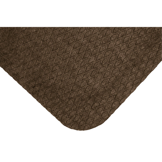 M+A Matting Hog Heaven Fashion Mat, Diamond, 2' x 3' x 7/8", Brown, Nitrile