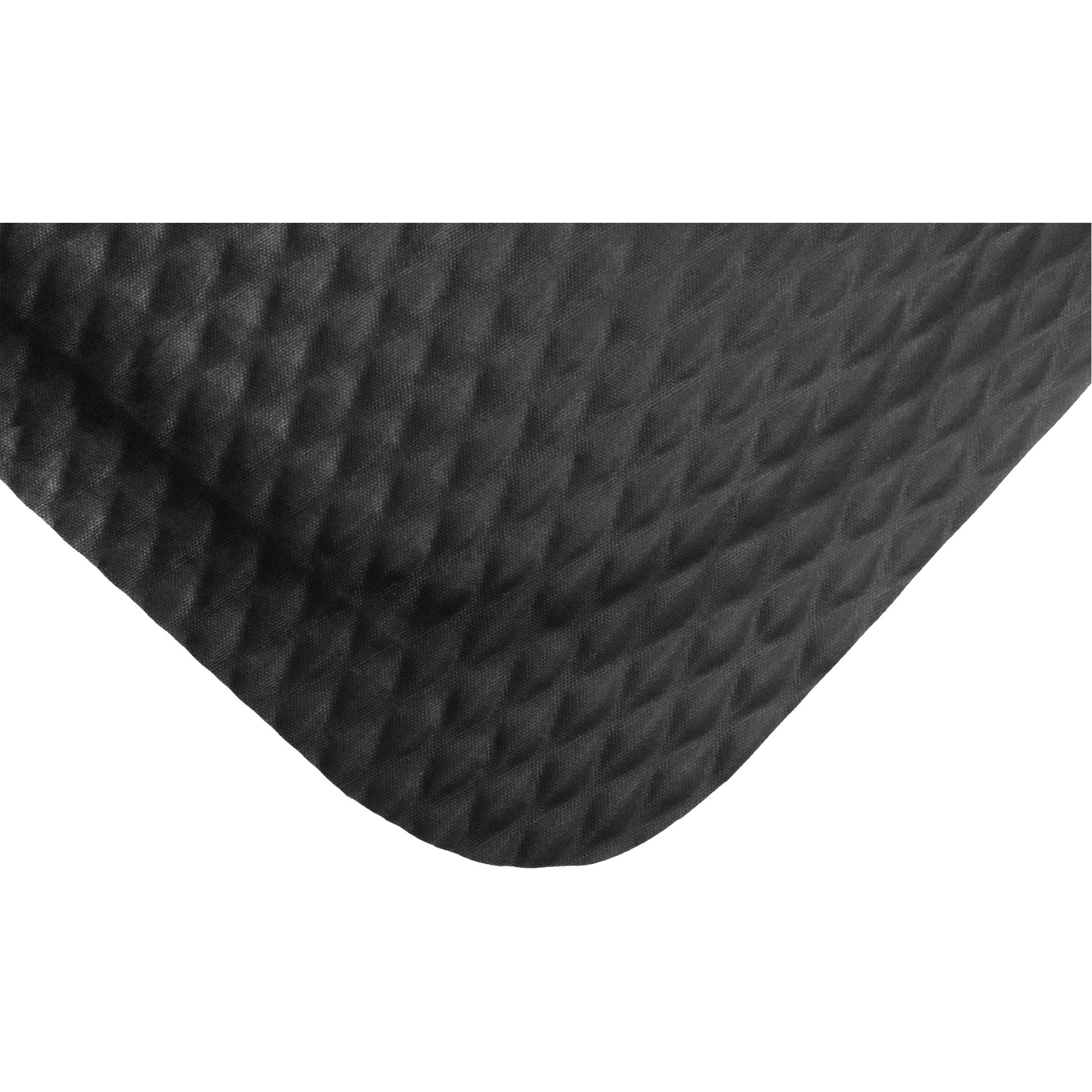 M+A Matting Hog Heaven Mat, Diamond, 4-4/5' x 8' x 7/8", Black, Nitrile